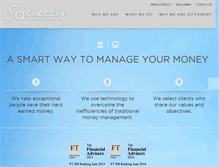 Tablet Screenshot of checchicapital.com